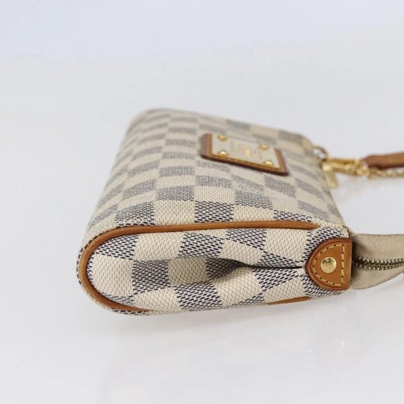 LOUIS VUITTON Damier Azur Eva Shoulder Bag 2way N55214 LV Auth 146116 - Picture 6 of 16